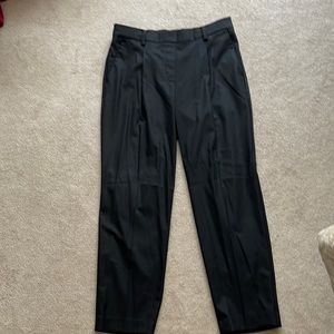 Loft black dress pants, elastic waist band in back